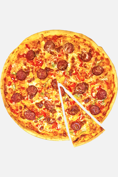 Sucuqlu - Kolbasalı Pizza