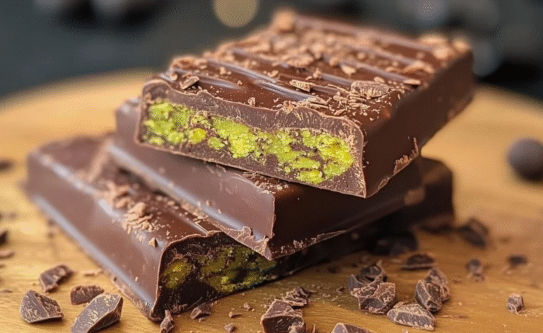 🍫 Dubai Şokoladı Resepti – Asan Ləzzətli və Vizual Cəlbedici😋